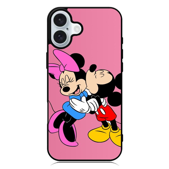 Romantic Mickey and Minnie Mouse iPhone 16 Case QC2667