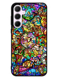 All Disney Heroes Stained Glass Samsung Galaxy A55 5G Case