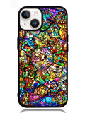 All Disney Heroes Stained Glass iPhone 14 Plus Case