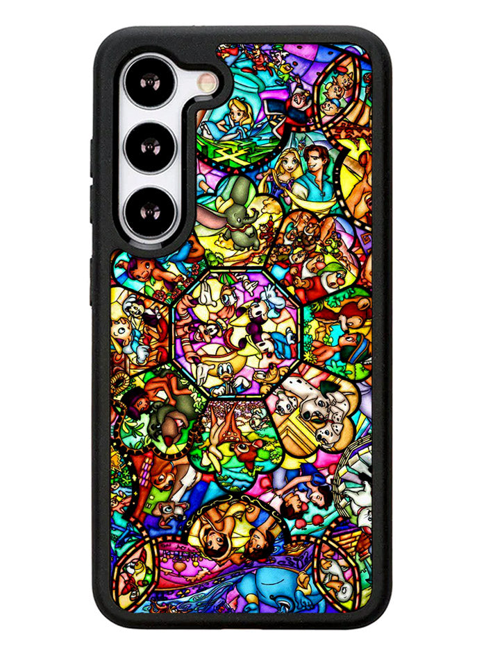 All Disney Heroes Stained Glass Samsung Galaxy S23 5G Case