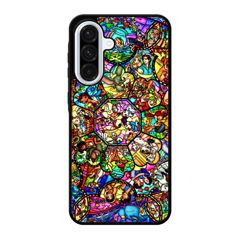All Disney Heroes Stained Glass Samsung Galaxy A56 Case OV3024
