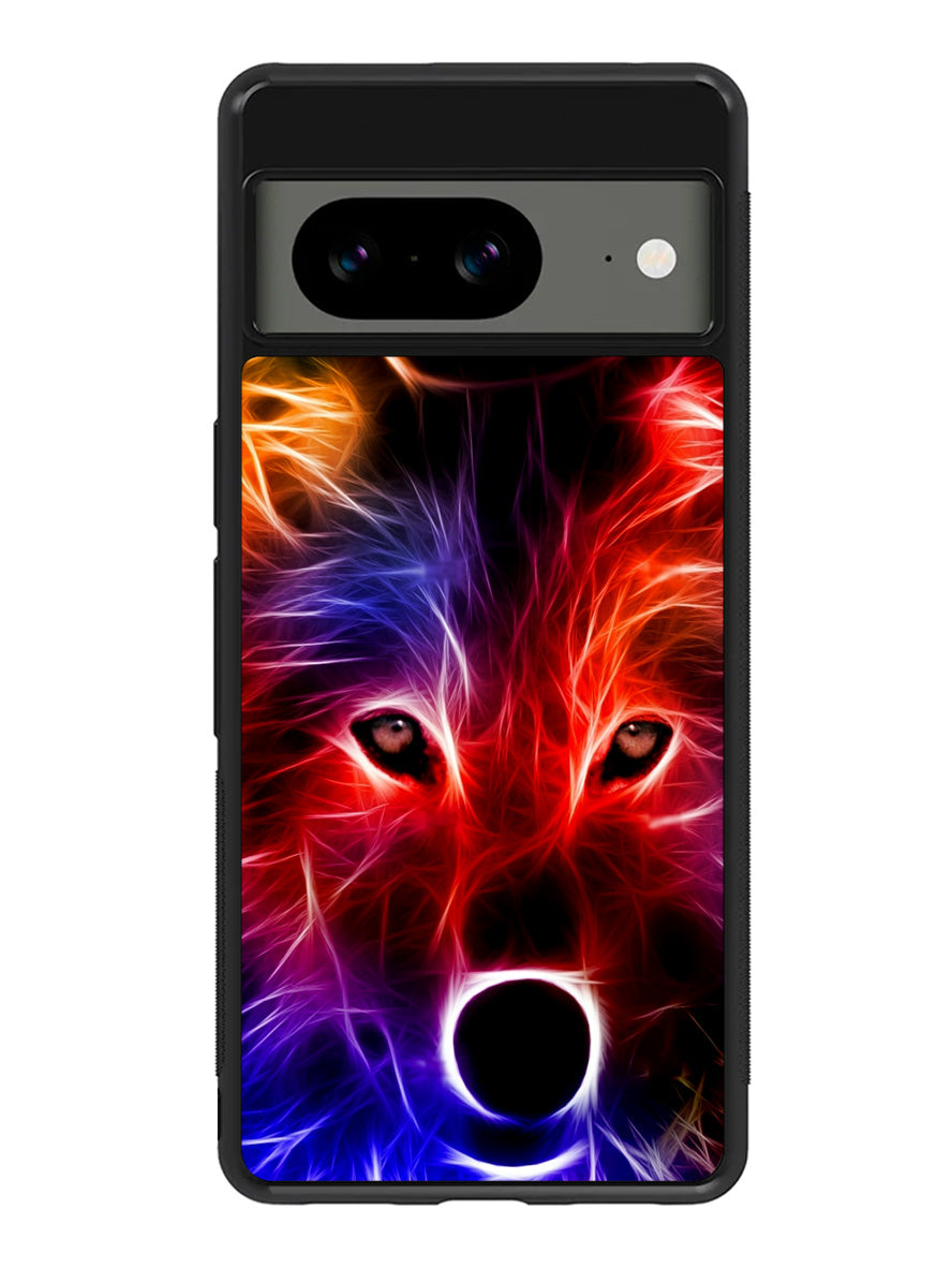 wolf glow line Google Pixel 8 Case QC0567