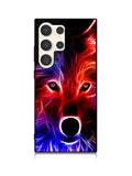 wolf glow line Samsung Galaxy S23 Ultra 5G Case QC0567