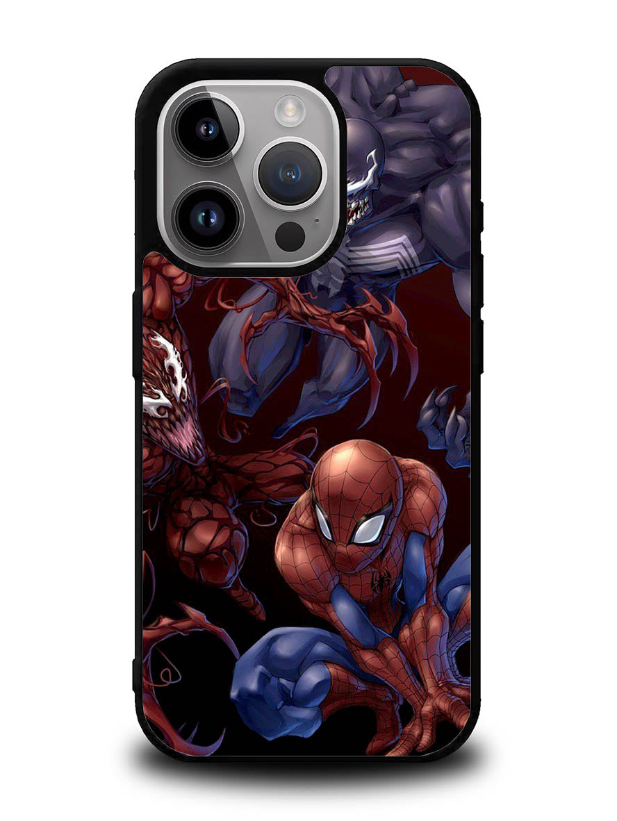 Spiderman Venom Carnage Back iPhone 16 Pro Case OV0573