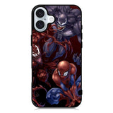 Spiderman Venom Carnage Back iPhone 16 Plus Case QC0573