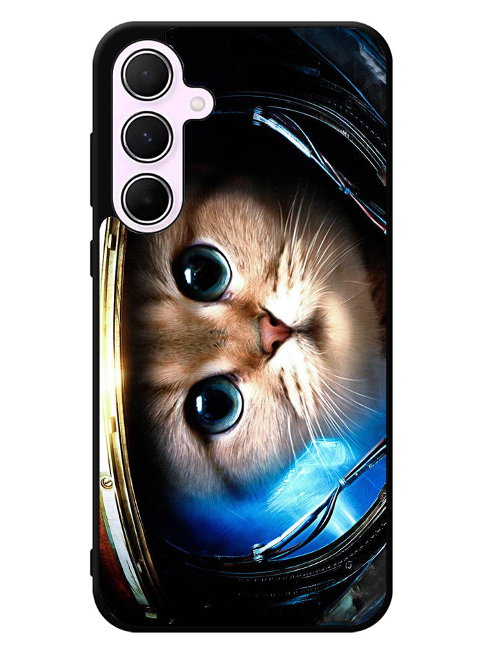 Space Cat Samsung Galaxy A55 5G Case
