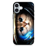 Space Cat iPhone 16 Plus Case