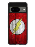 Flash SUperhero Logo on Wood Google Pixel 8A Case QC4872
