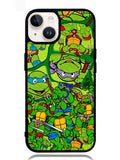 Teenage Mutant Ninja Turtles Collage 1st iPhone 14 Plus Case