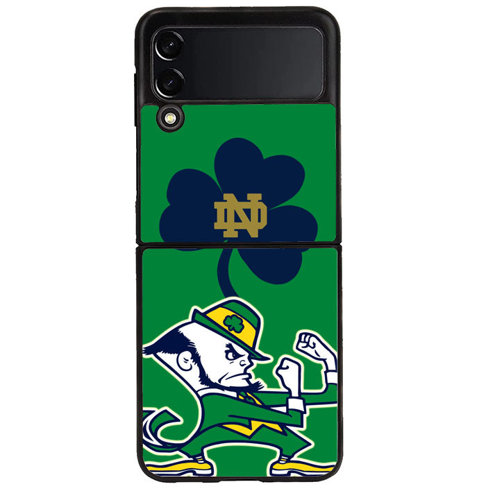 Notre Dame Fighting Irish logo Samsung Galaxy Z Flip 4 5G 2022 Case