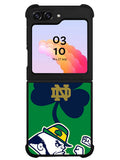 Notre Dame Fighting Irish logo Samsung Galaxy Z Flip 5 5G 2023 Case