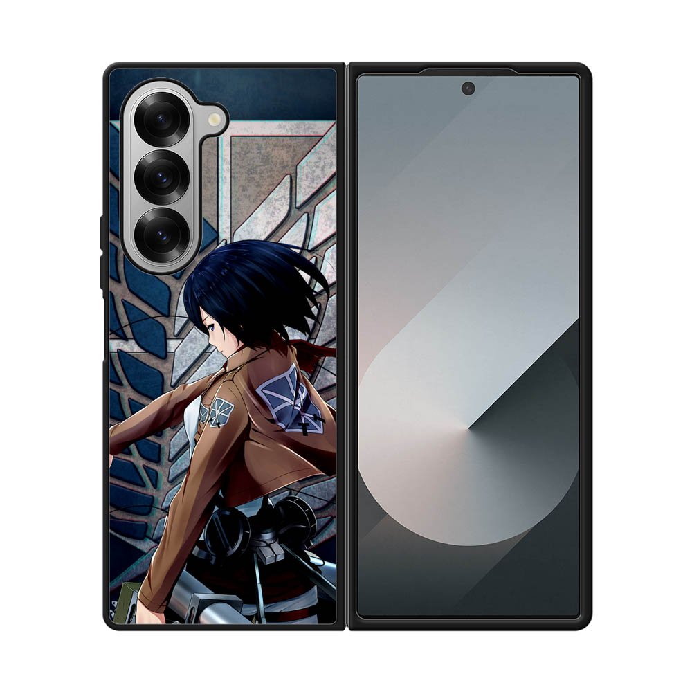 Attack on Titan Mikasa Samsung Galaxy Z Fold 7 5G Case OV0618