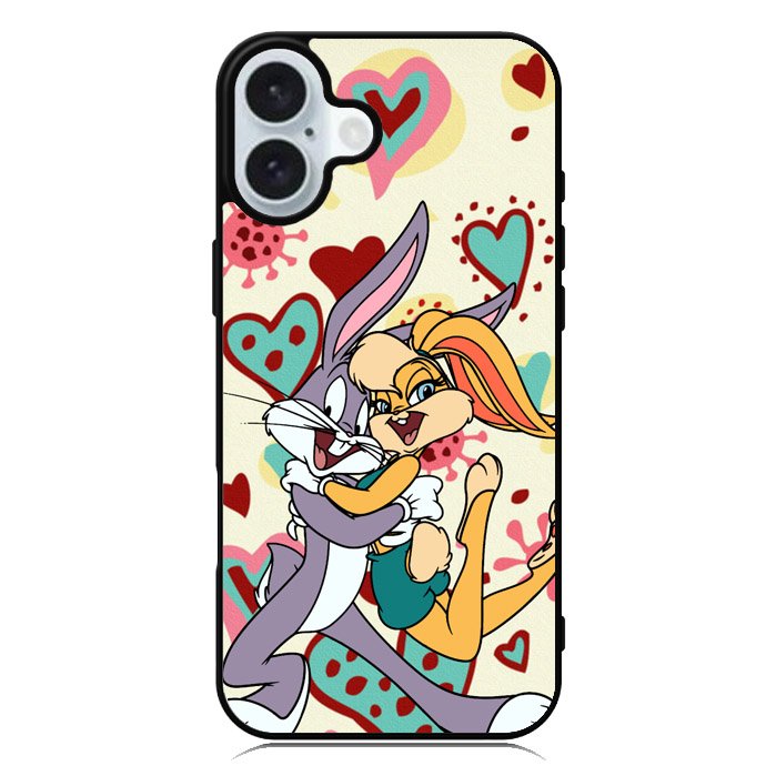 Bugs bunny and lola bunny iPhone 16 Plus Case QC0626