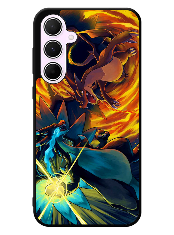 Pokemon Charizard Mega Evolution Samsung Galaxy A55 5G Case