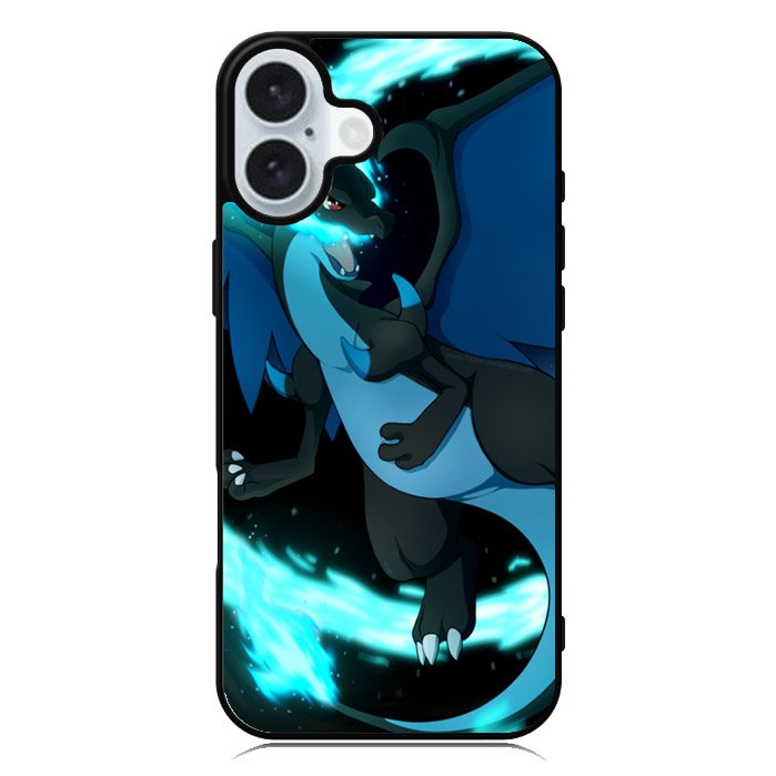 charizard mega evolution pokemon iPhone 16 Plus Case QC0630