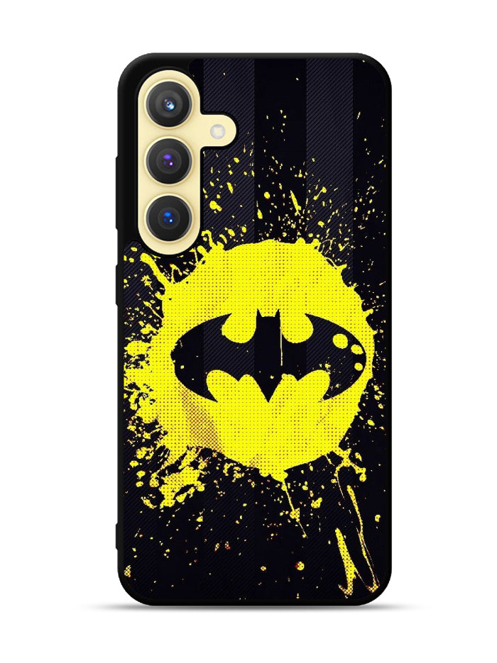 Batman Logo Yellow Samsung Galaxy S24 5G Case OV0633
