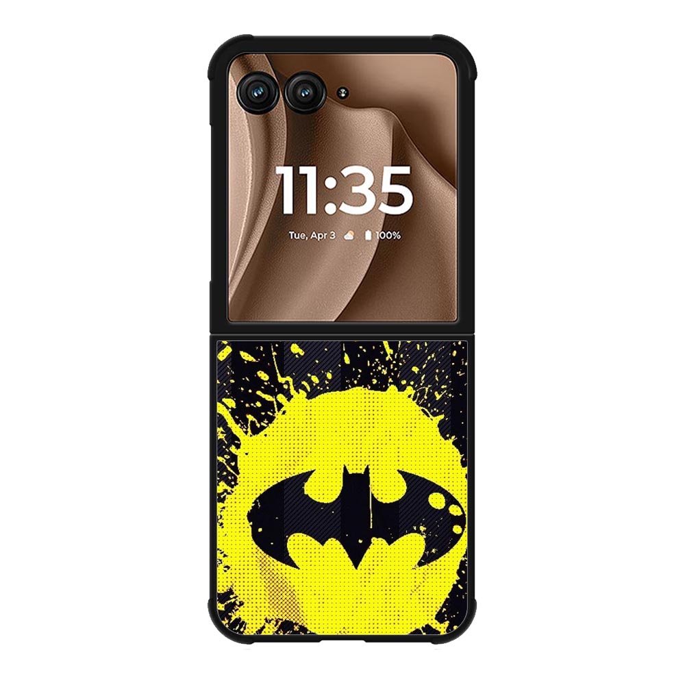 Batman Logo Yellow Motorola Moto RAZR Plus 2025 Case OV0633
