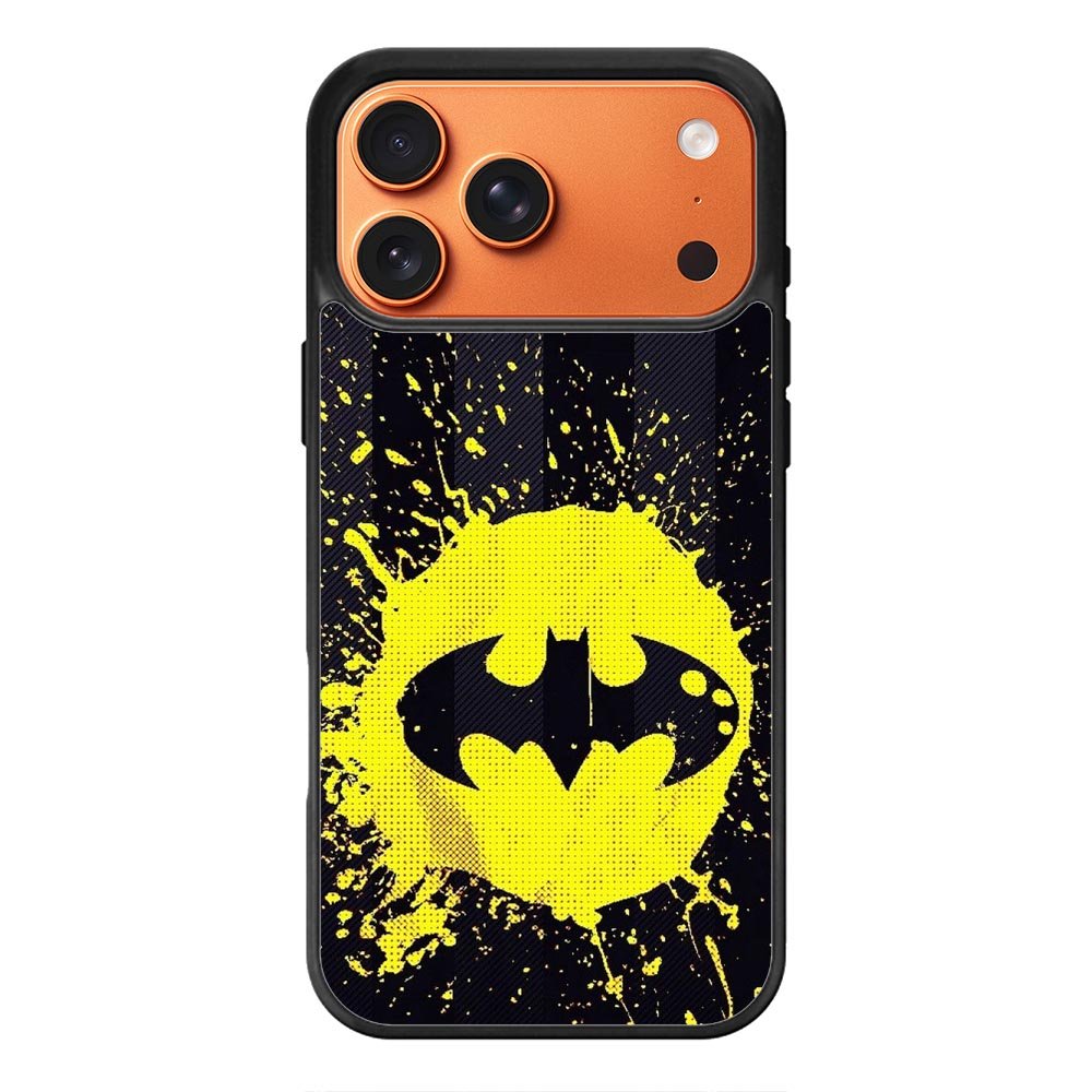 Batman Logo Yellow iPhone 17 Pro Case OV0633
