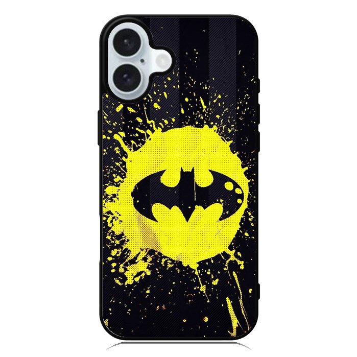 Batman Logo Yellow iPhone 16 Plus Case QC0633