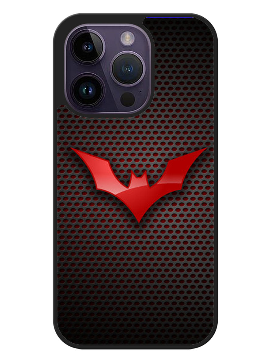 Batman Logo Red Google iPhone 14 Pro Max Case OV0635