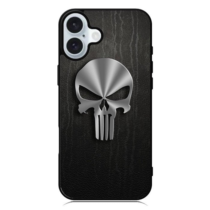 Punisher Logo 3D iPhone 16 Plus Case