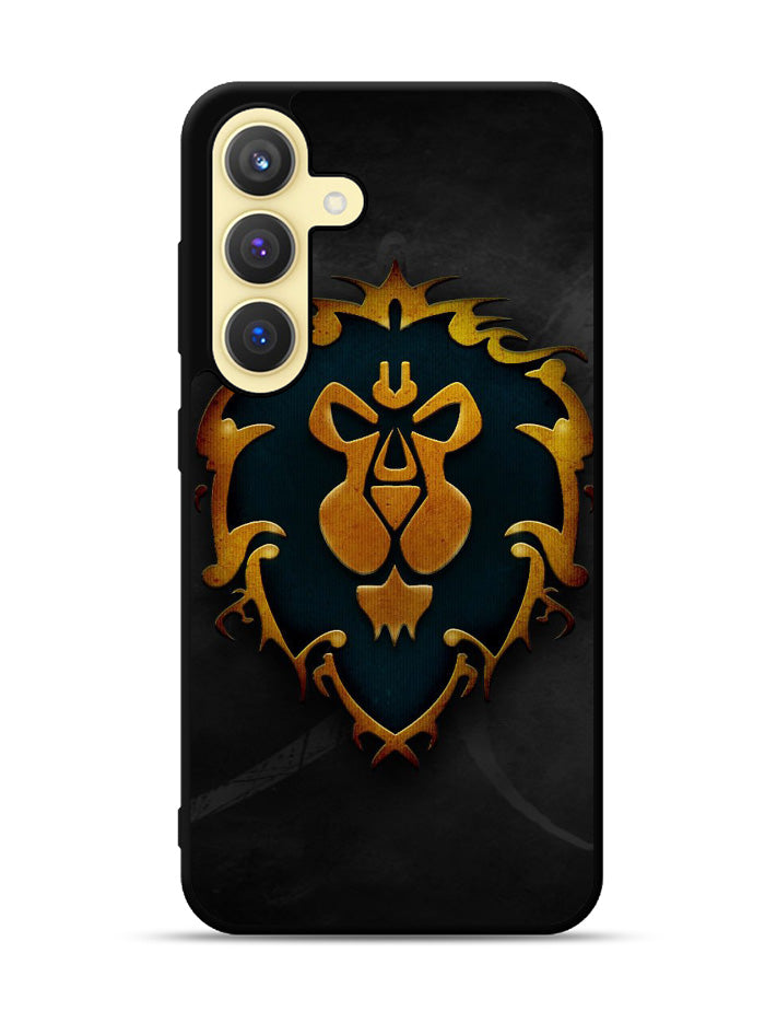 World of Warcraft Alliance Gold Logo Samsung Galaxy S24 Plus 5G , Samsung Galaxy S24+ 5G Case OV0642