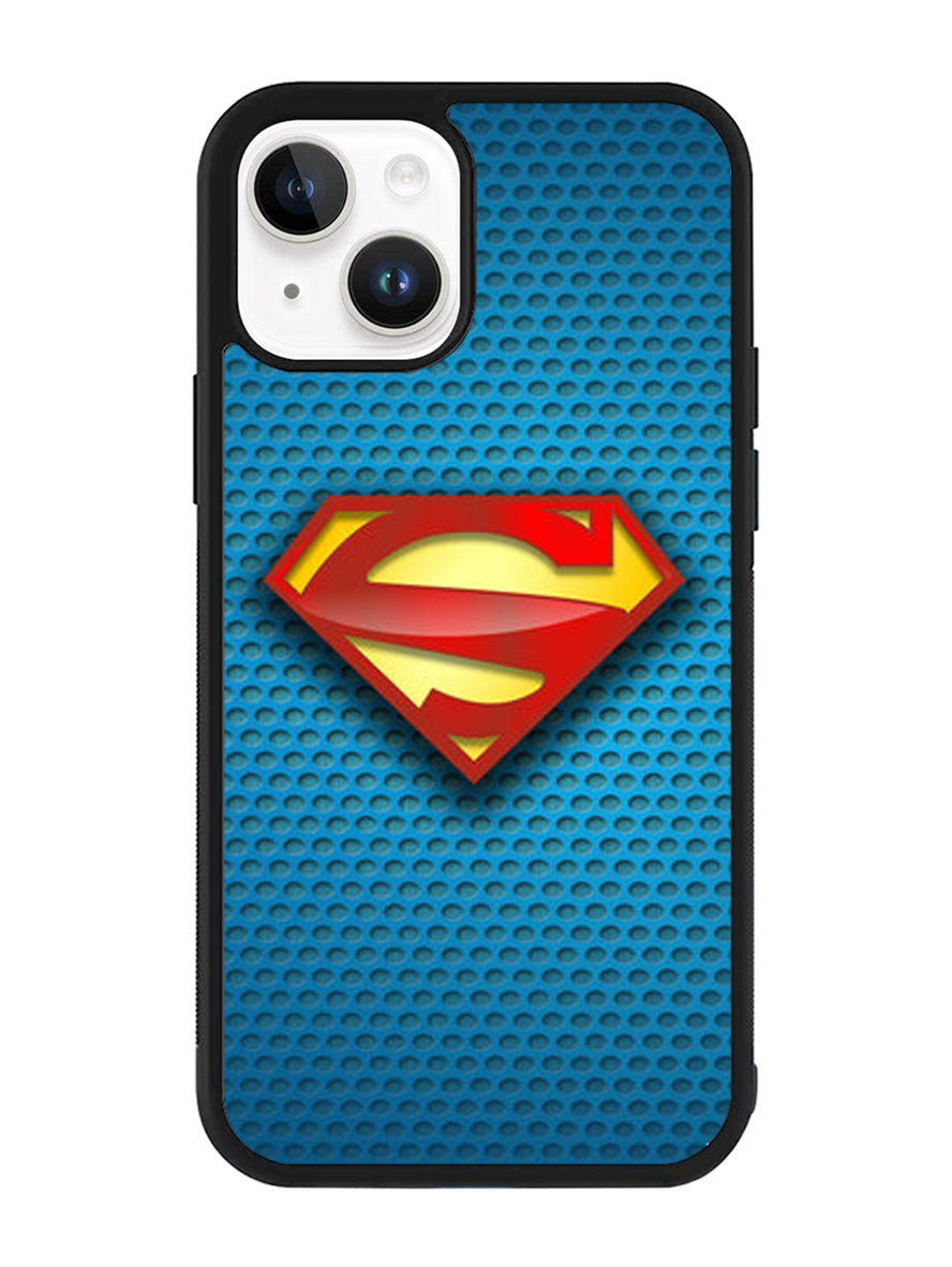 Superman Blue Carbon Logo iPhone 15 Case OV0649