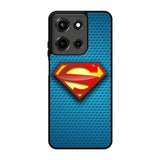 Superman Blue Carbon Logo Motorola Moto G 5G 2025 Case OV1960