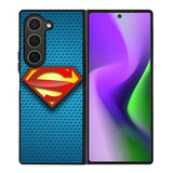 Superman Blue Carbon Logo Samsung Galaxy Z Fold 6 Case