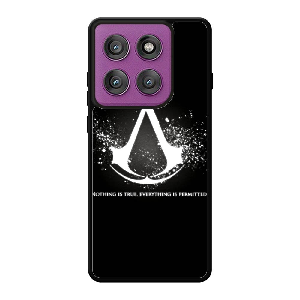 Assassins Creed Symbol Glow Motorola Moto Edge 60 Pro Case