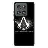Assassins Creed Symbol Glow Motorola Moto Edge 2025 Case