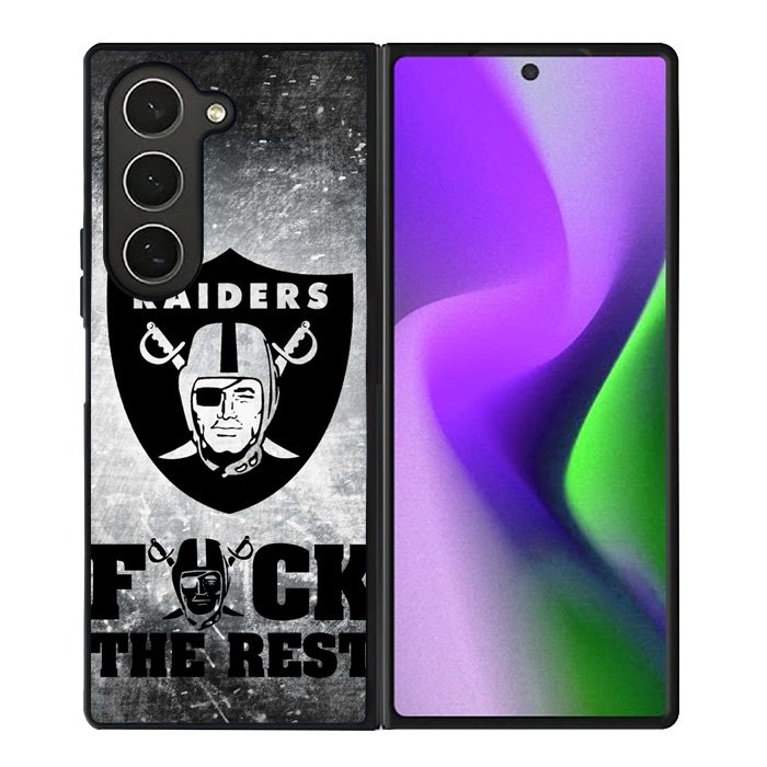oakland raiders logo 8th Samsung Galaxy Z Fold 6 Case