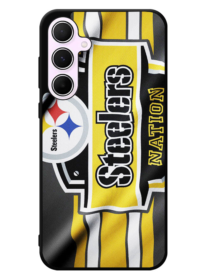 Pittsburgh Steelers Nation Samsung Galaxy A35 5G Case