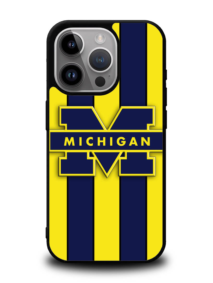 michigan wolverines logo iPhone 14 Pro Max Case QC3309