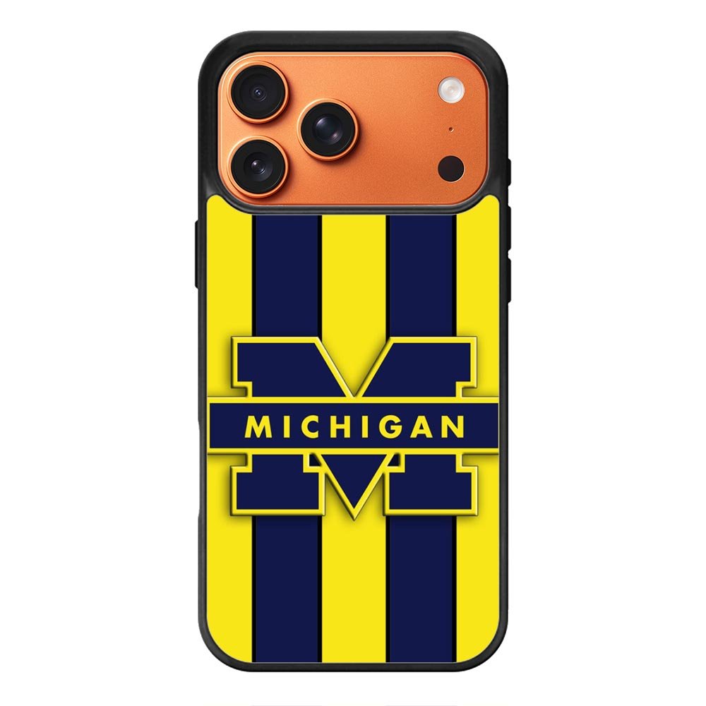 michigan wolverines logo iPhone 17 Pro Case QC3309