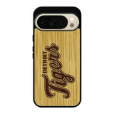 detroit tigers logo wood Google Pixel 10 Pro XL Case QC4689