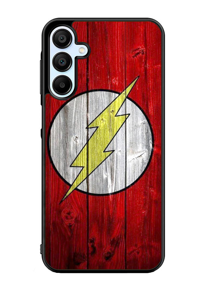 Flash SUperhero Logo on Wood Samsung Galaxy A15 5G Case OV0690