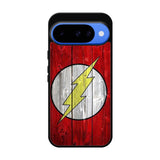 Flash SUperhero Logo on Wood Google Pixel 10 Case OV0690