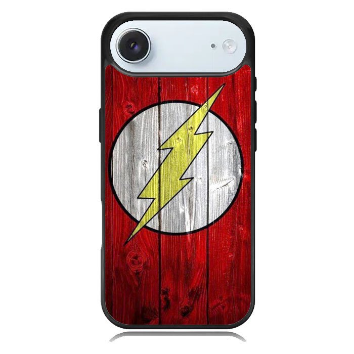 Flash SUperhero Logo on Wood iPhone 17 Air Case OV0690