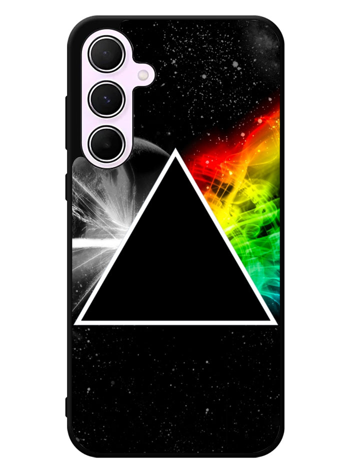 Pink Floyd Prism Rainbows Dark Side Samsung Galaxy A55 5G Case