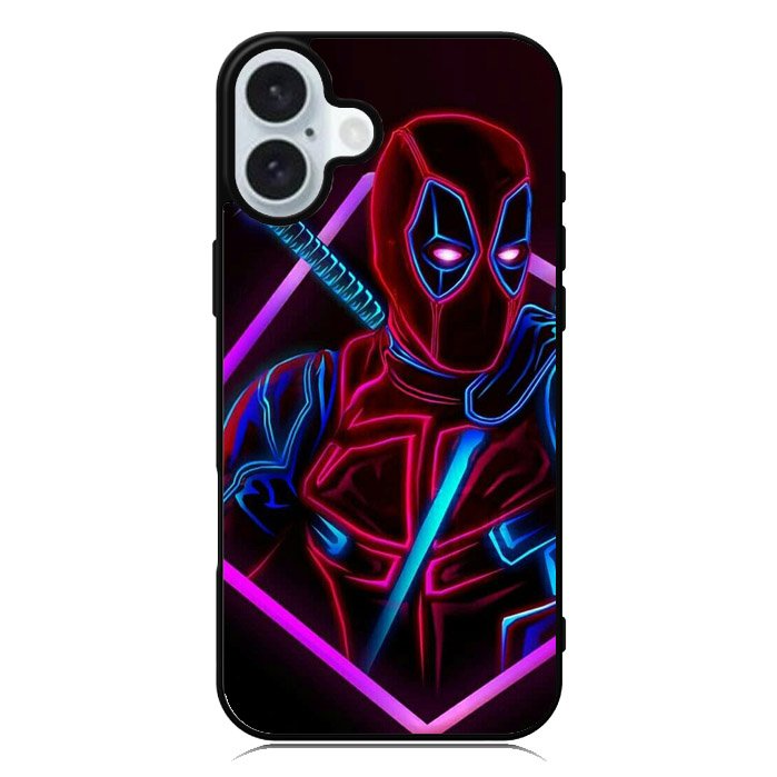 Deadpool Neon iPhone 16 Plus Case