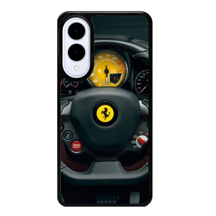Red Ferrari Logo Samsung Galaxy S25 Edge 5G Case OV0479