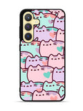 pusheen pattern Samsung Galaxy S24 5G Case OV0482