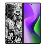 ahegao anime Samsung Galaxy Z Fold 6 Case