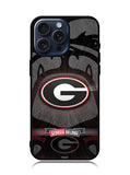 university georgia bulldogs Logo 1st iPhone 15 Pro Max Case