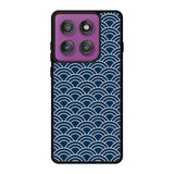 Japanese Gold Cloud Wave Indigo Pattern Motorola Moto Edge 60 Pro Case OV5321