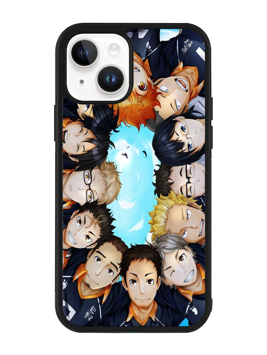 haikyuu team karasuno iPhone 15 Plus Case OV5063