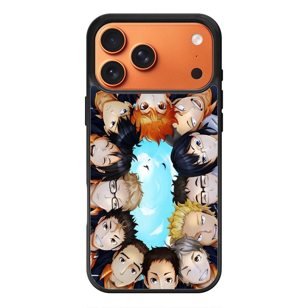 haikyuu team karasuno iPhone 17 Pro Max Case QC5063
