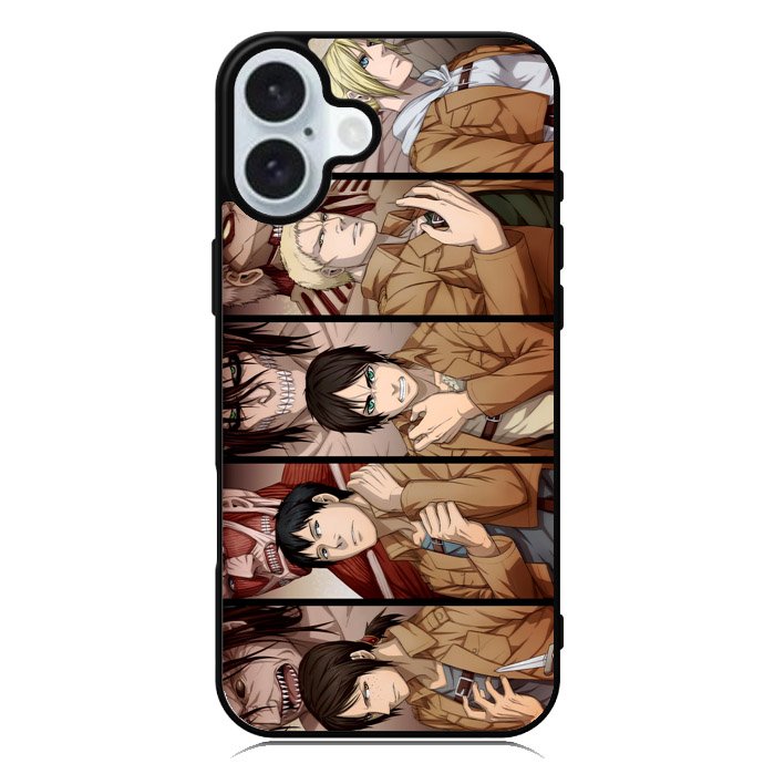 attack on titan iPhone 16 Plus Case QC3921