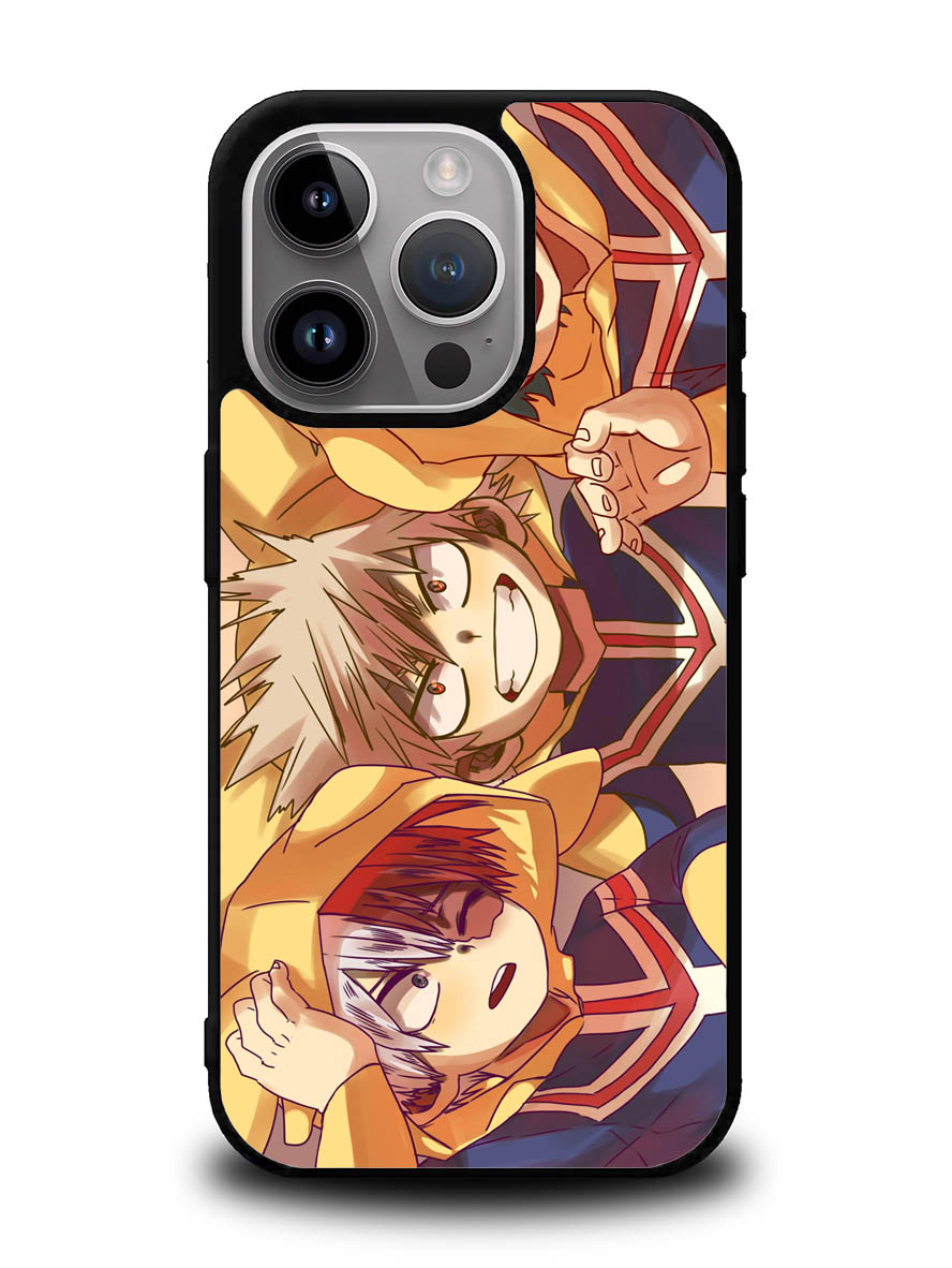 My Hero Academia Deku X Bakugou X Todoroki iPhone 15 Pro Case OV3199